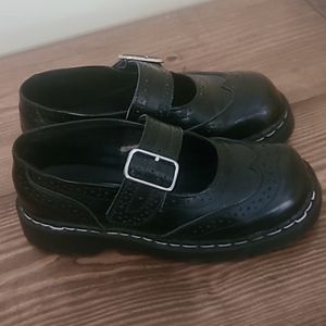 T.U.K Black Platform Mary Jane shoes